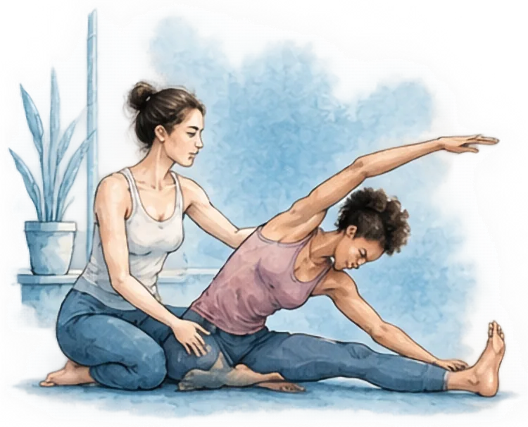 Cours particulier : ajustement guidé, au plus près du corps