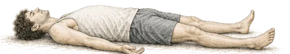 laissée de côté — shavasana